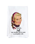 Muffin Top Pumpkin Roll Kitchen Towel