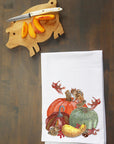 Pumpkins and Chipmunks Kitchen Towel