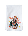 Queen of Fall things Kitchen Towel