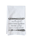 Take Eating Seriously Kitchen Towel