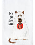 Sheet faced- Dog Ghost Halloween Ornament