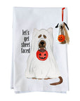 Sheet faced- Dog Ghost Halloween Ornament