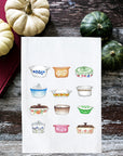 Vintage Casseroles Kitchen Towel