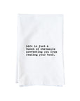 Bunch of Obstacles Kitchen Towel