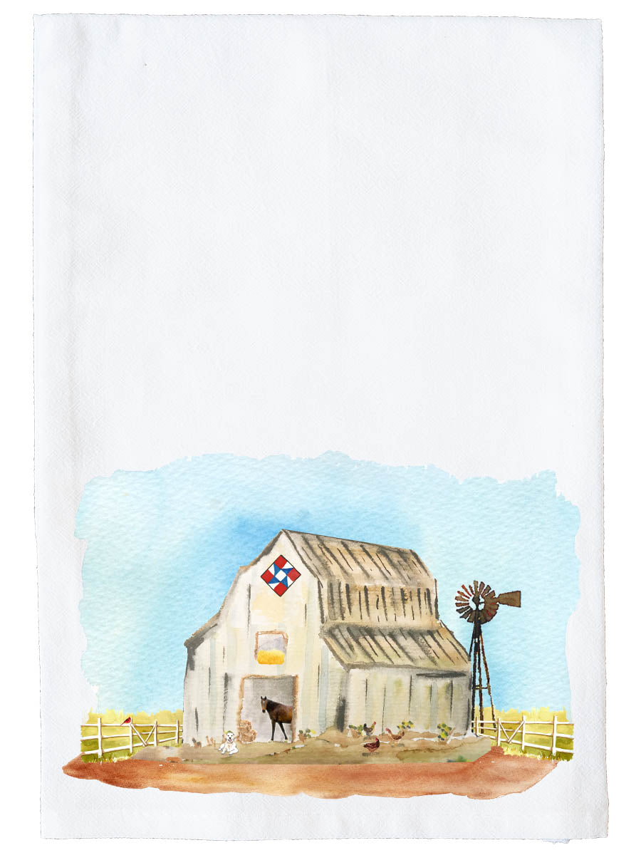 Watercolor Wildlife Kitchen Towels