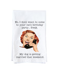 Cat's Birthday Party Kitchen Towel