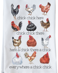 Chick Chick Here Kitchen Towel