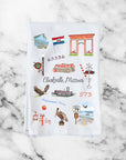 Clarksville Missouri Collage Kitchen Towel