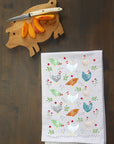 Chicken Scratch Kitchen Towel