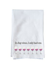 Dog Wine Red Kitchen Towel