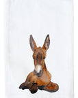 Sitting Donkey Kitchen Towel
