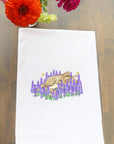 Dog In Lavender Kitchen Towel
