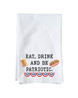 Eat Drink Patriotic Kitchen Towel
