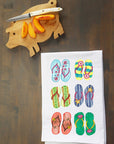 Flip Flops Summer Kitchen Towel