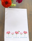 Saint Louis Grown Geraniums Kitchen Towel