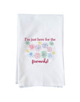 Here For The Fireworks Kitchen Towel