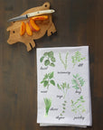 Herb Collage Kitchen Towel