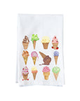 Ice Cream Collage Summer Kitchen Towel