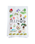Illinois Collage Kitchen Towel