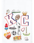 Kansas City Super Bowl Champs Collage Kitchen Towel