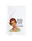 They Are Not A Cat Person Kitchen Towel