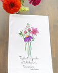 To Plant A Garden Floral Kitchen Towel