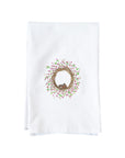 Purple Wreath Kitchen Towel