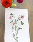 Pink Clovers Kitchen Towel