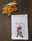 Patriotic Doodle Kitchen Towel