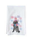Patriotic Doodle Kitchen Towel