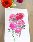 Peony Bunch Kitchen Towel