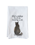 To Be Loved By A Cat Kitchen Towel