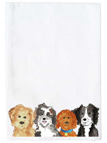 Friendly Dogs Kitchen Towel