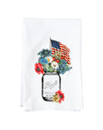 Patriotic Mason Jar Kitchen Towel