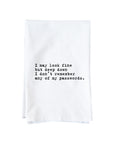 Remember Passwords Kitchen Towel