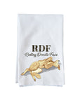 Resting Doodle Face Kitchen Towel