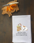 Reading My Book Kitchen Towel