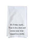 Rescue some wine Kitchen Towel