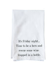 Rescue some wine Kitchen Towel