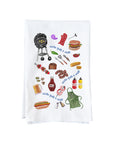 BBQ Sizzle, Grill & Chill Kitchen Towel