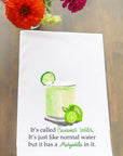 Summer Water Margarita Kitchen Towel