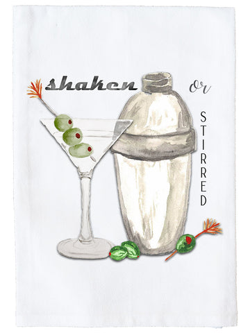 Shaken or Stirred Kitchen Towel