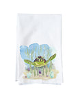 Swimming Sea Turtle Kitchen Towel