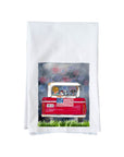 Watching fireworks Kitchen Towel