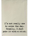 Seize The Day Natural Kitchen Towel