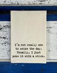 Seize The Day Natural Kitchen Towel