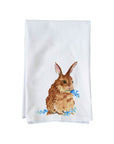 Bunny in Bluebonnets Kitchen Towel