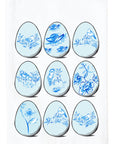 Blue Bird Eggs Kitchen Towel