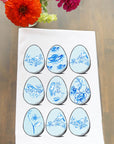 Blue Bird Eggs Kitchen Towel