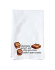 Chocolate Doesn't Ask Kitchen Towel
